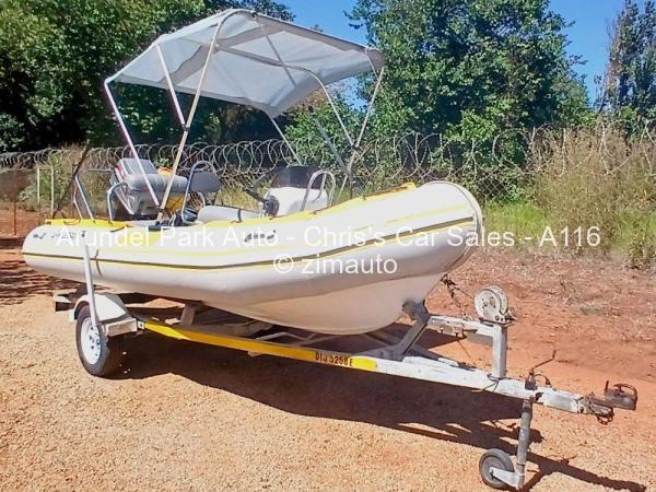 Gemini 470 Waverider Semi Rigid with Mercury 60 Bigfoot Motor - 2016 Gemini Semi Rigid 2016